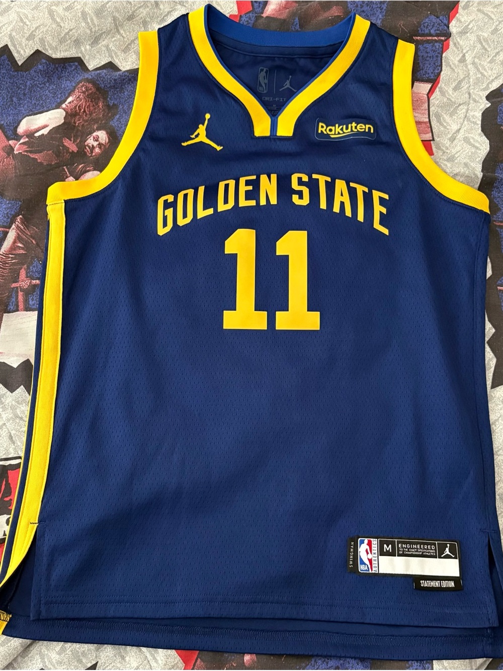 Youth Kids Golden State Warriors NBA Klay Thompson Nike Jersey Size Medium